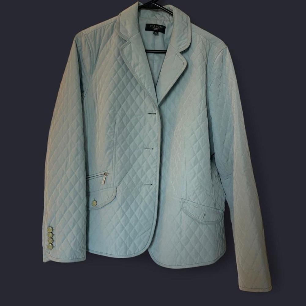 Talbots quilted jacket 16‎ P